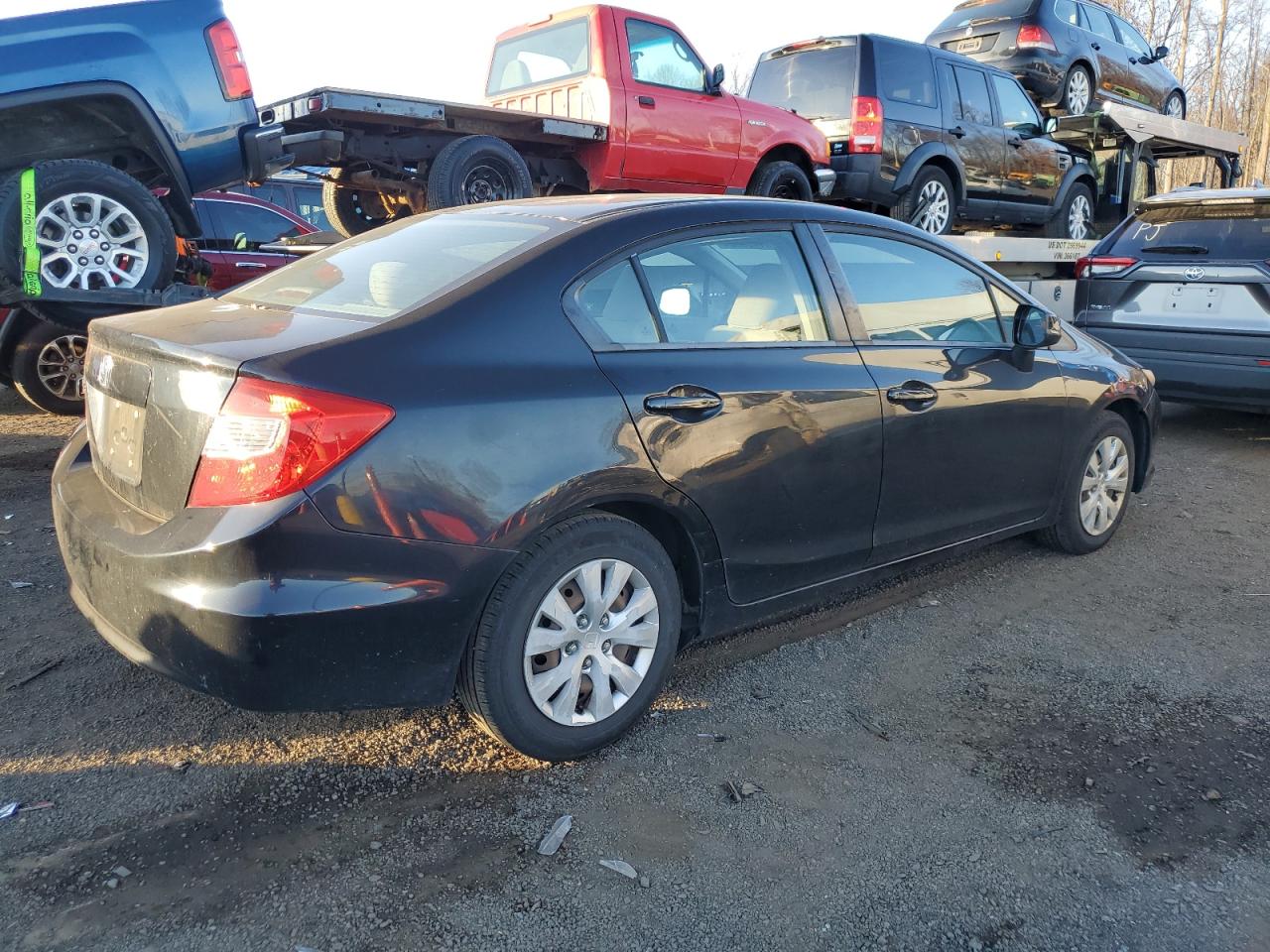 Lot #2996489855 2012 HONDA CIVIC LX