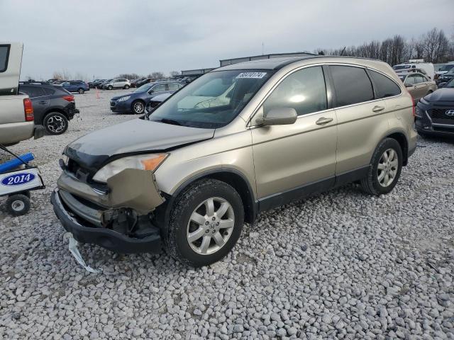 HONDA CR-V EXL 2008 cream  gas JHLRE48738C042855 photo #1