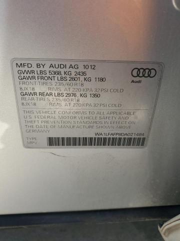 VIN WA1LFAFP8DA021484 2013 Audi Q5, Premium Plus no.13