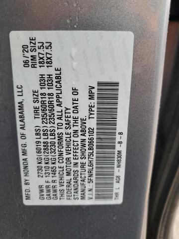 2020 HONDA ODYSSEY EX - 5FNRL6H75LB066102