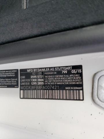 2015 MERCEDES-BENZ S 550 - WDDXJ8FB8FA007421
