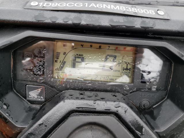 2022 HONDA PIONEER 1D9GCG1A6NM838908