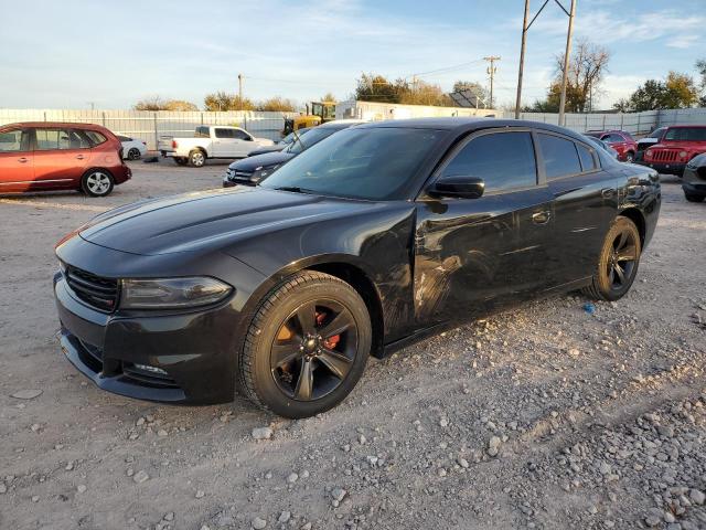 DODGE CHARGER SX 2018 black  flexible fuel 2C3CDXHG0JH147139 photo #1