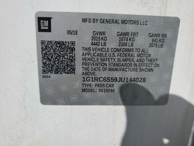 2018 CHEVROLET VOLT LT - 1G1RC6S59JU144028