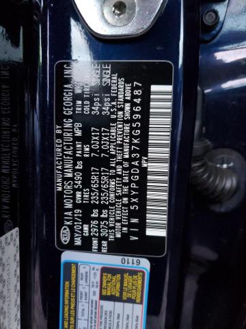 2019 KIA SORENTO L - 5XYPGDA37KG596487
