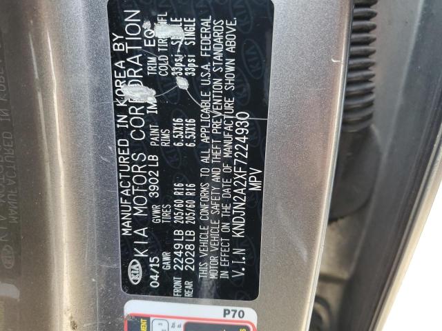 VIN KNDJN2A2XF7224930 2015 KIA SOUL no.12