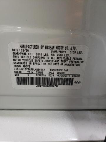 2020 INFINITI Q50 PURE - JN1EV7AR9LM256747