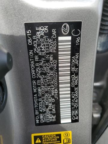 2016 LEXUS ES 350 - JTHBK1GG5G2219402