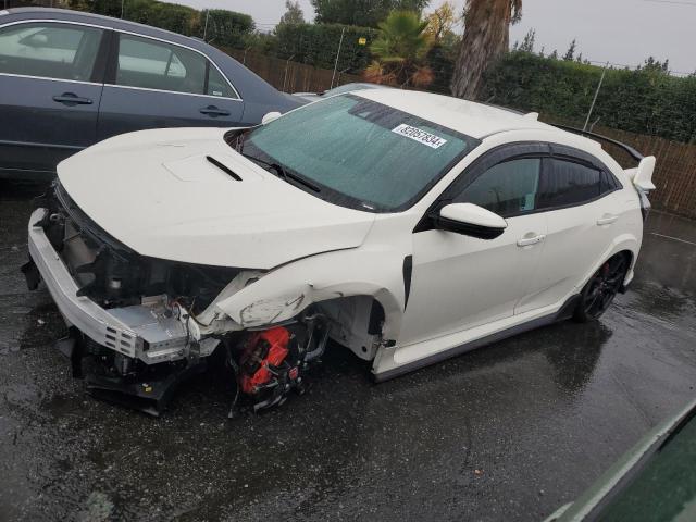 HONDA CIVIC TYPE 2021 white  gas SHHFK8G78MU203357 photo #1