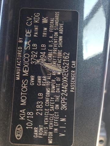 2019 KIA FORTE FE - 3KPF24ADXKE052162