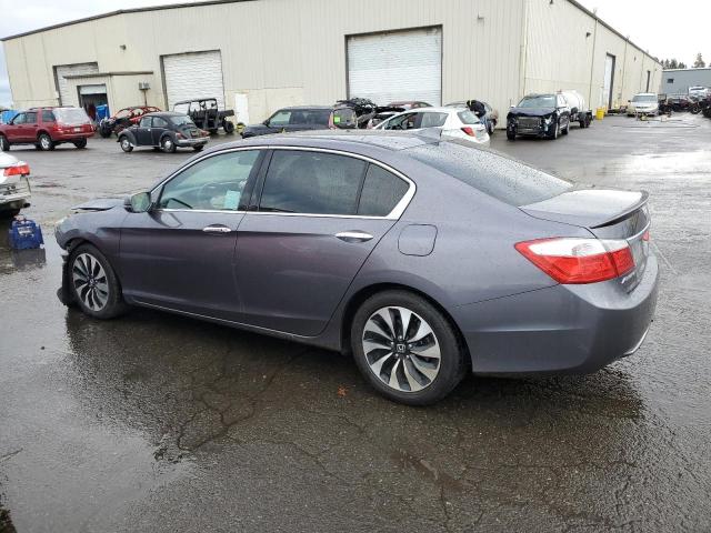 HONDA ACCORD HYB 2014 gray  hybrid engine 1HGCR6F57EA008883 photo #3