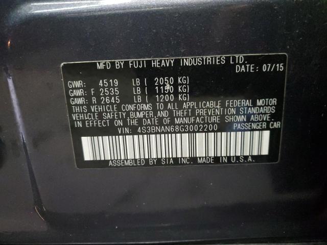 2016 SUBARU LEGACY 2.5 - 4S3BNAN68G3002200