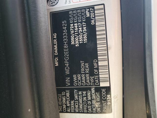 2017 MERCEDES-BENZ METRIS - WD4PG2EE8H3336425