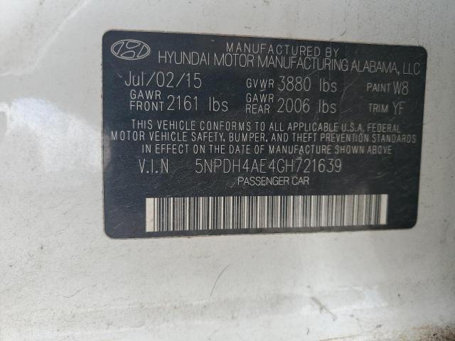 2016 HYUNDAI ELANTRA SE - 5NPDH4AE4GH721639