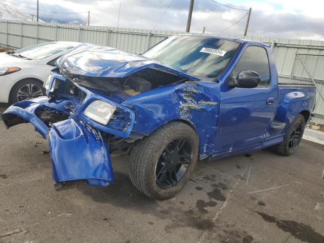 FORD F150 SVT L 2002 blue  gas 2FTZF07332CA55673 photo #1