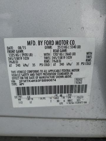 2015 FORD EDGE TITAN - 2FMTK4K93FBB90874