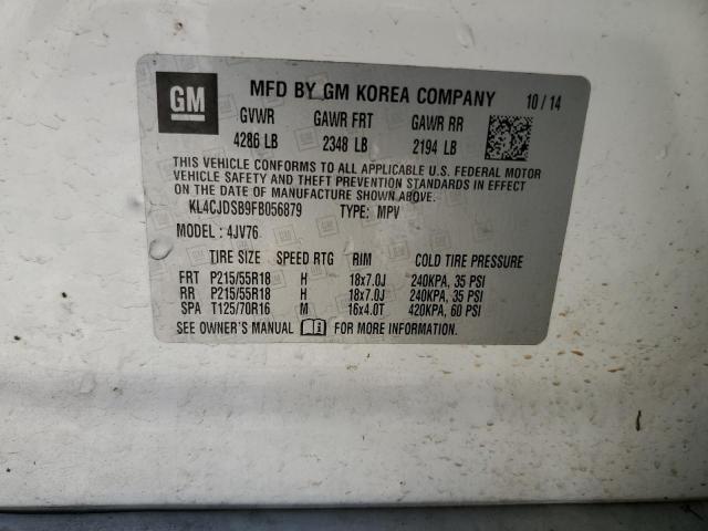 2015 BUICK ENCORE PRE - KL4CJDSB9FB056879