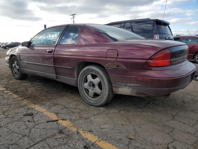 CHEVROLET MONTE CARL 1996 maroon  gas 2G1WX12X8T9238476 photo #3