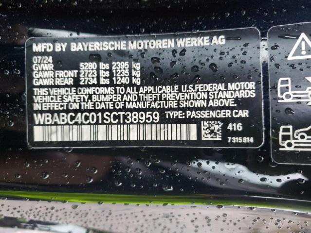 VIN WBABC4C01SCT38959 2025 BMW M8 no.12