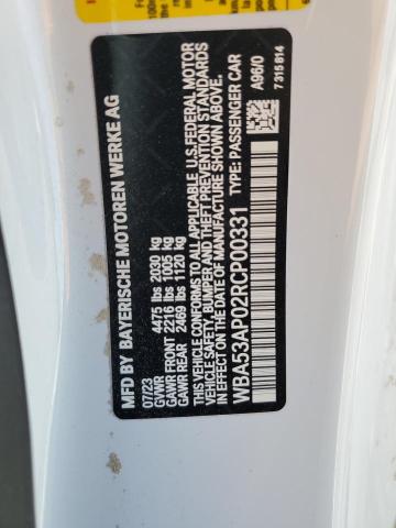 2024 BMW 430I - WBA53AP02RCP00331