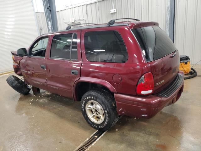 DODGE DURANGO 2001 burgundy  gas 1B4HS28Z21F517176 photo #3