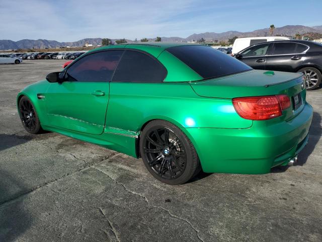 BMW M3 2012 green  gas WBSDX9C5XCE784907 photo #3