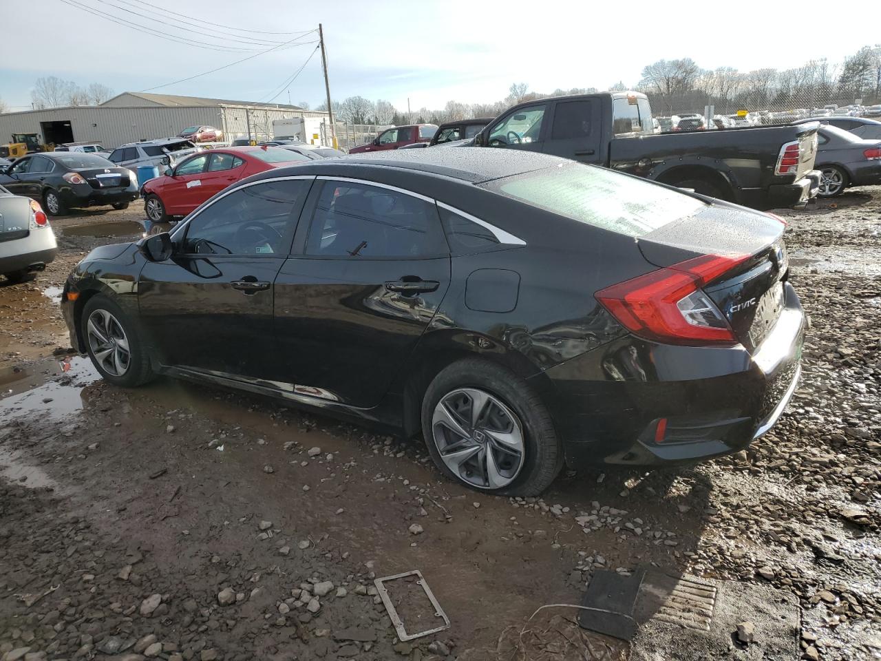 Lot #3030756139 2020 HONDA CIVIC LX