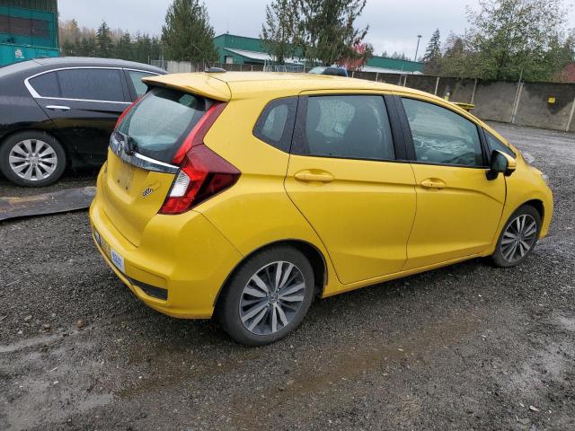 HONDA FIT EX 2018 yellow  gas 3HGGK5H89JM715391 photo #4