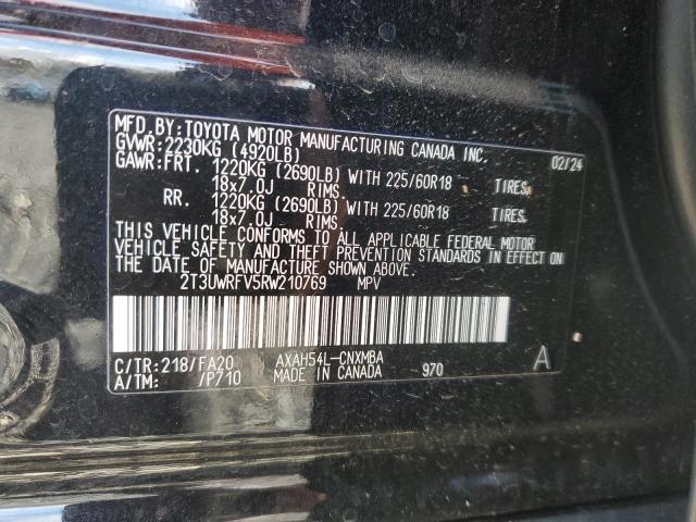 2024 TOYOTA RAV4 WOODL - 2T3UWRFV5RW210769