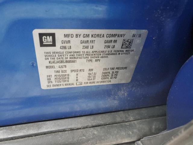 2018 BUICK ENCORE PRE - KL4CJASB5JB685661