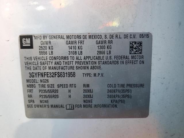 2015 CADILLAC SRX PERFOR - 3GYFNFE32FS631958