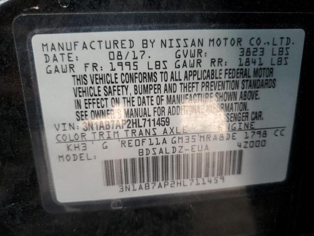 VIN 3N1AB7AP2HL711459 2017 NISSAN SENTRA no.12