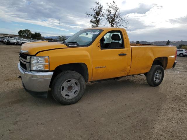 CHEVROLET SILVERADO 2013 yellow pickup flexible fuel 1GC0CVCG8DF227971 photo #1