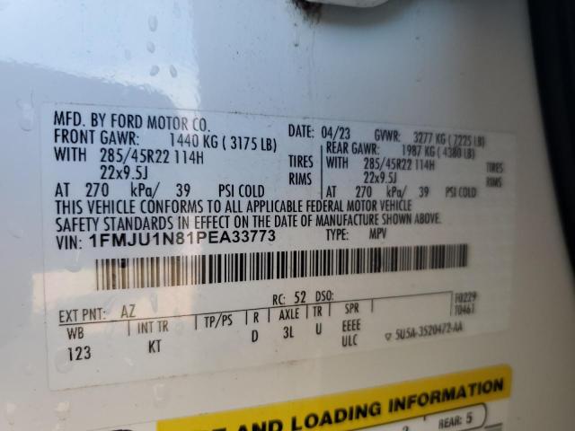 2023 FORD EXPEDITION - 1FMJU1N81PEA33773