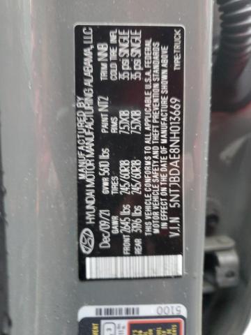 2022 HYUNDAI SANTA CRUZ - 5NTJBDAE8NH013669