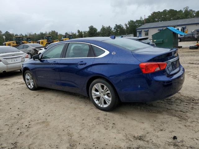 CHEVROLET IMPALA LT 2014 blue sedan 4d gas 1G1115SL0EU105975 photo #3