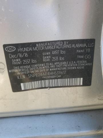 2017 HYUNDAI SONATA SE - 5NPE24AF4HH539617