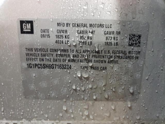 2016 CHEVROLET CRUZE LIMI - 1G1PC5SH6G7163204