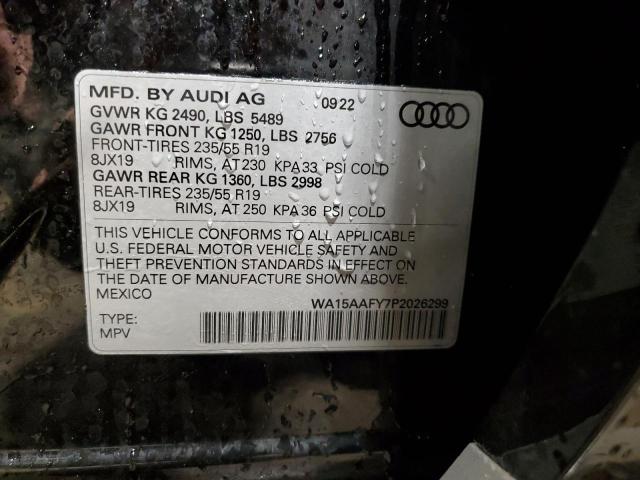 VIN WA15AAFY7P2026299 2023 AUDI Q5 no.13