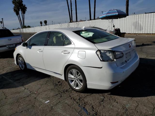 LEXUS HS 250H 2012 white  hybrid engine JTHBB1BA5C2049085 photo #3