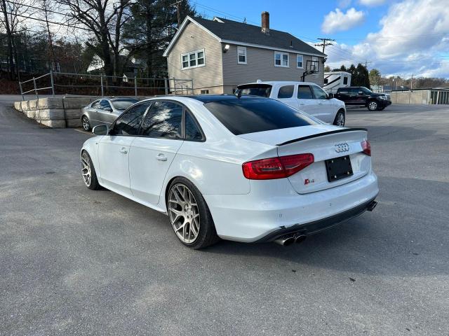 AUDI S4 PREMIUM 2015 white sedan 4d gas WAUBGAFL6FA001584 photo #3