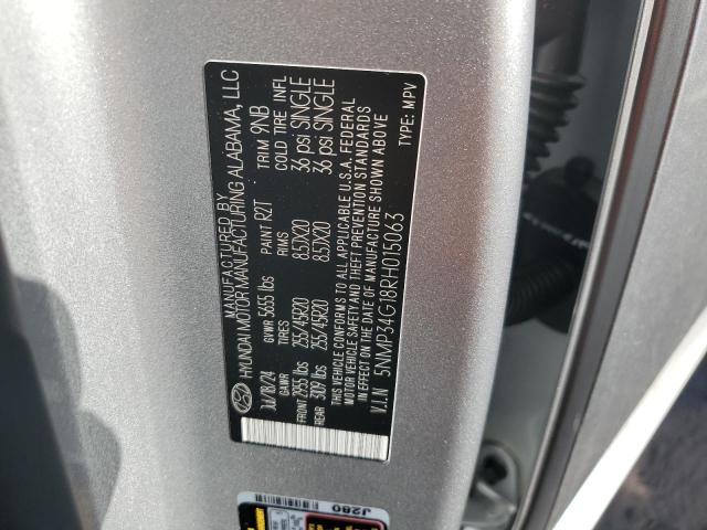 2024 HYUNDAI SANTA FE L - 5NMP34G18RH015063