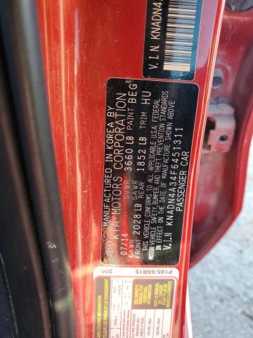 2015 KIA RIO EX - KNADN4A34F6451311
