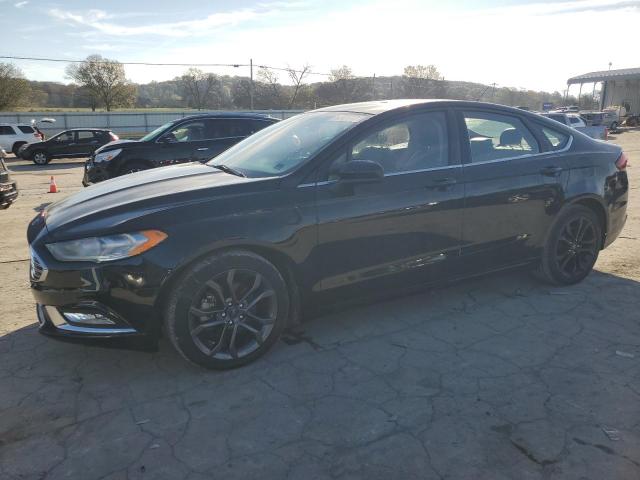 FORD FUSION SE 2018 black  hybrid engine 3FA6P0LU7JR169783 photo #1