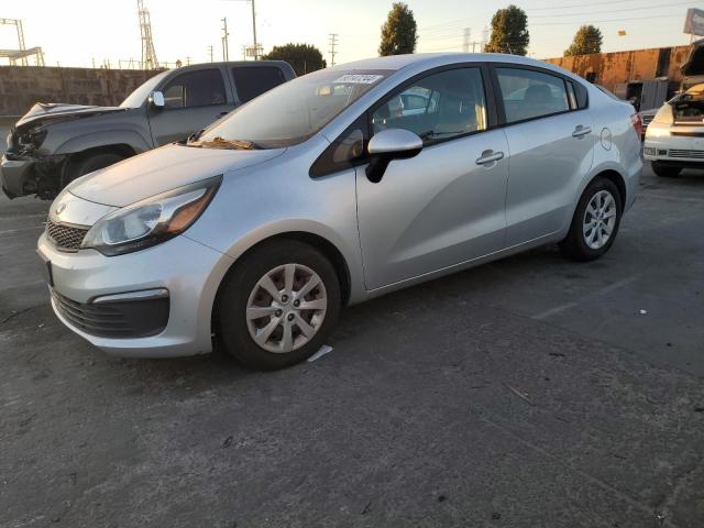 KIA RIO LX 2016 silver  gas KNADM4A3XG6653378 photo #1