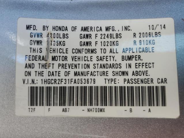 2015 HONDA ACCORD LX - 1HGCR2F31FA053679