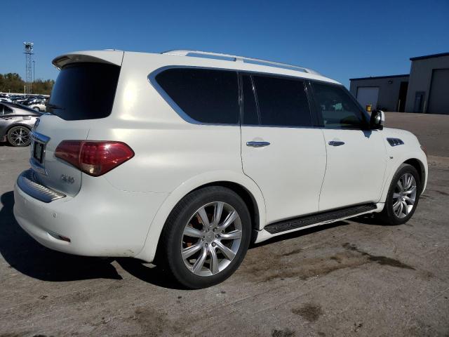 INFINITI QX80 2014 white  gas JN8AZ2NF6E9551978 photo #4