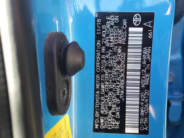 2019 TOYOTA COROLLA SE - JTNK4RBE3K3029032