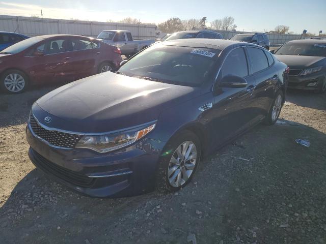 KIA OPTIMA EX 2016 blue  gas 5XXGU4L33GG083884 photo #1