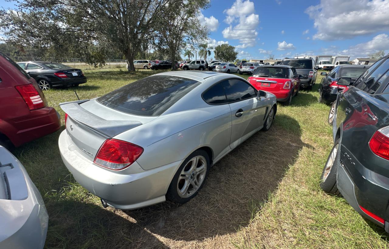 Lot #2976253523 2005 HYUNDAI TIBURON GT